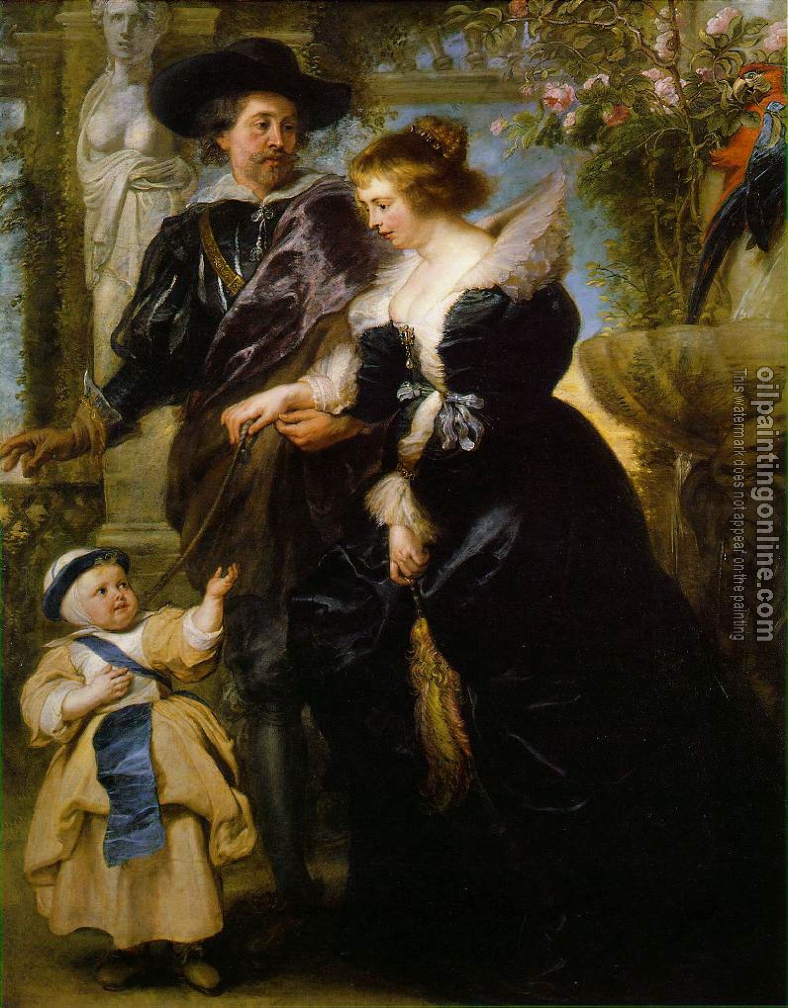 Rubens, Peter Paul - Rubens, his wife Helena Fourment, and their son Peter Paul